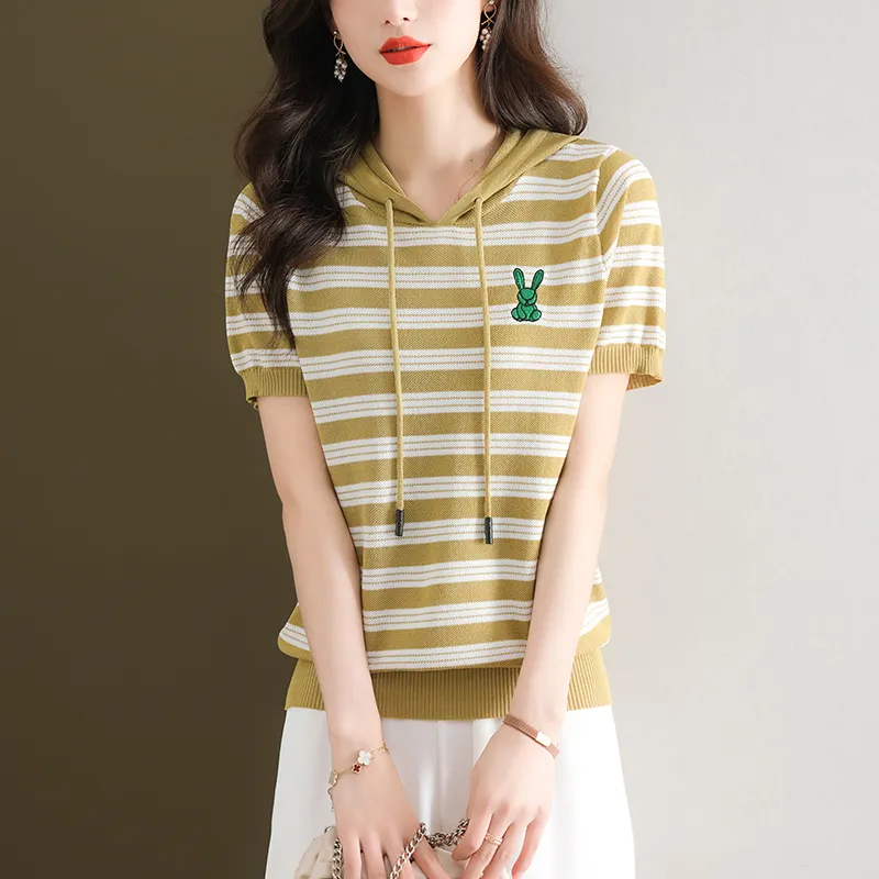 Korean Style Regular T Shirt Women's-1