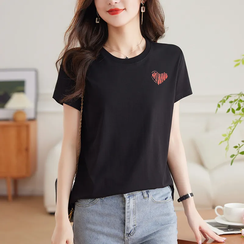 Korean style T Shirts Unisex-4