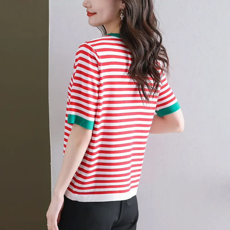 Korean Style Regular T Shirt Women's-6