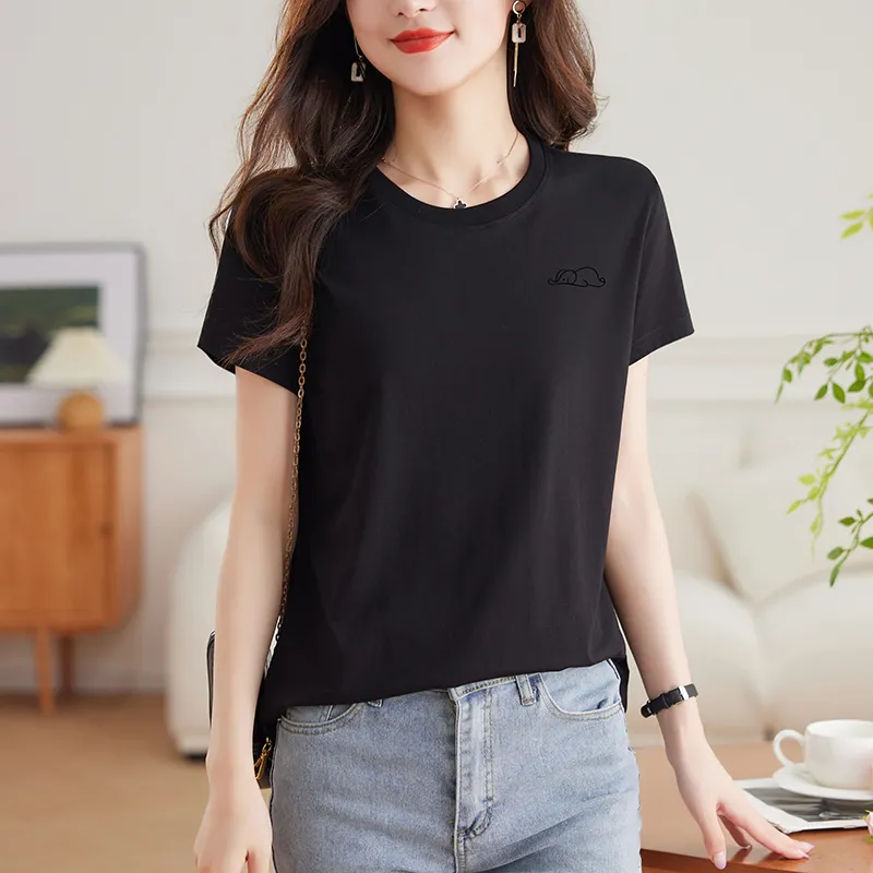 Korean style T Shirts Unisex-4