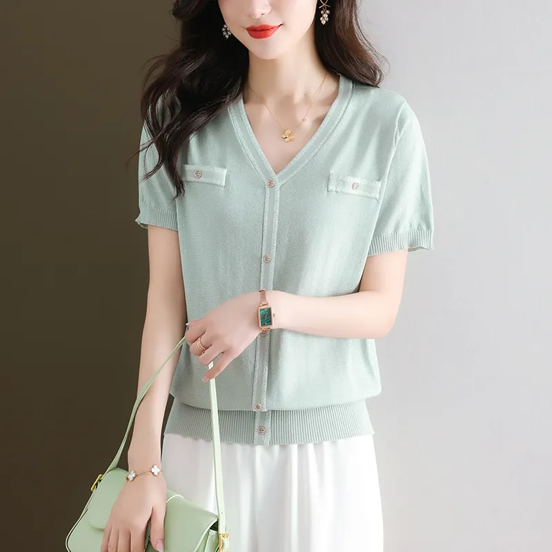 Korean Style Regular T Shirt Women's-2