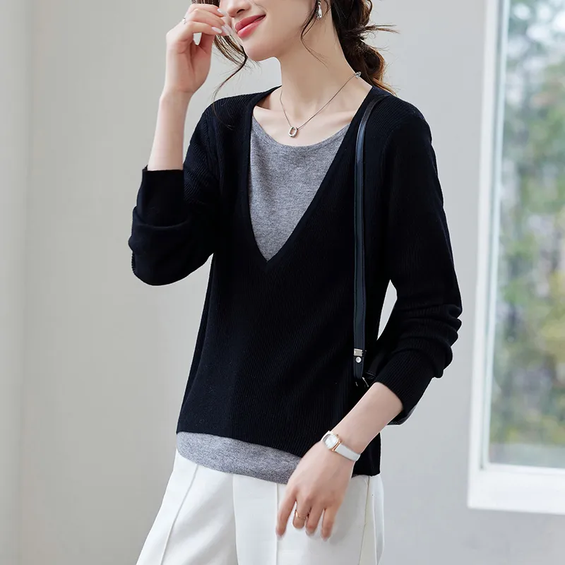 Korean style Knitwear Women's-5