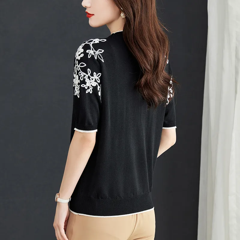 Korean Style Regular T Shirt Women's-4