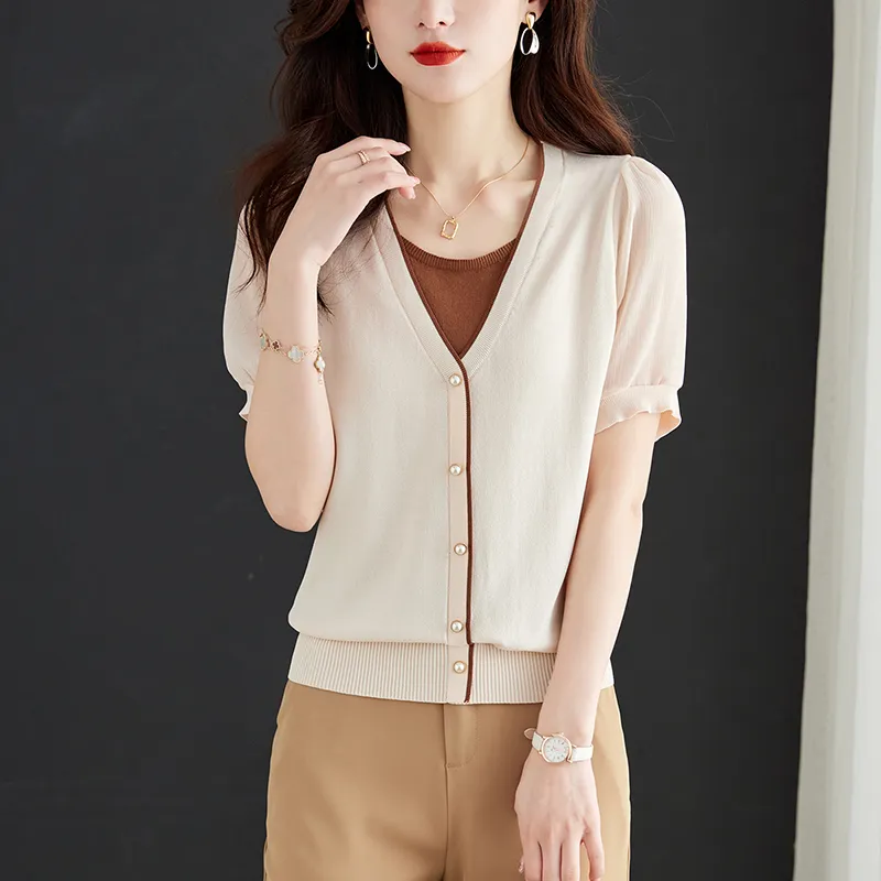 Korean Style Regular T Shirt Women's-0