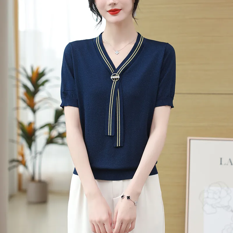 Korean Style Regular T Shirt Women's-8