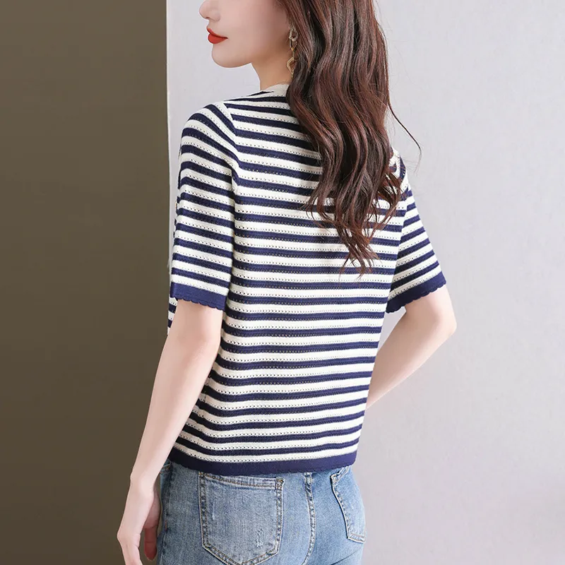 Korean Style Regular T Shirt Women's-4