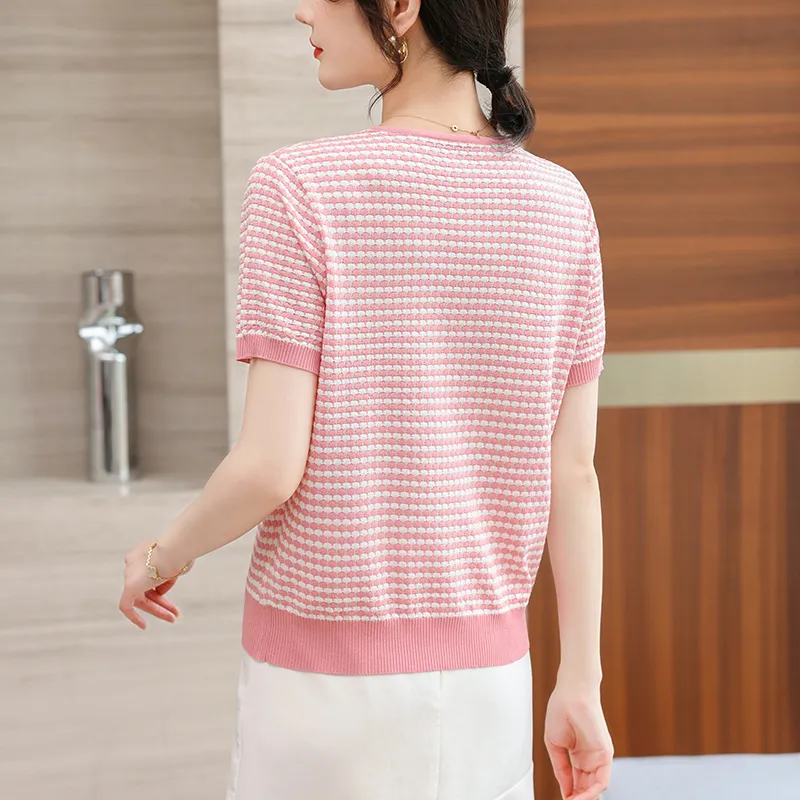 Korean Style Regular T Shirt Women's-2