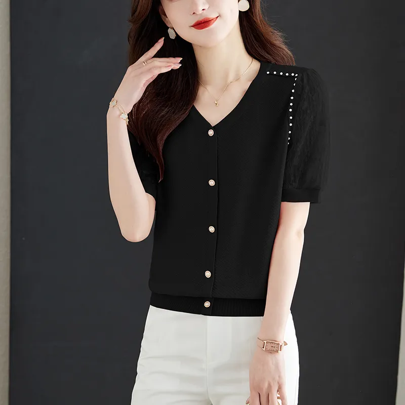 Korean Style Regular T Shirt Women's-6