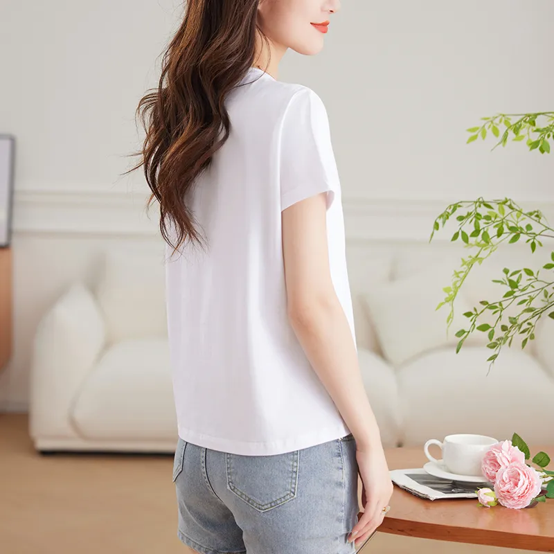 Korean style T Shirts Unisex-1