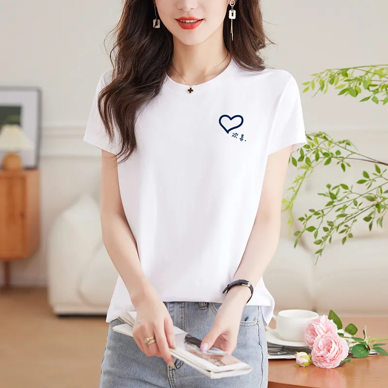Korean Style Regular T Shirt Unisex-1