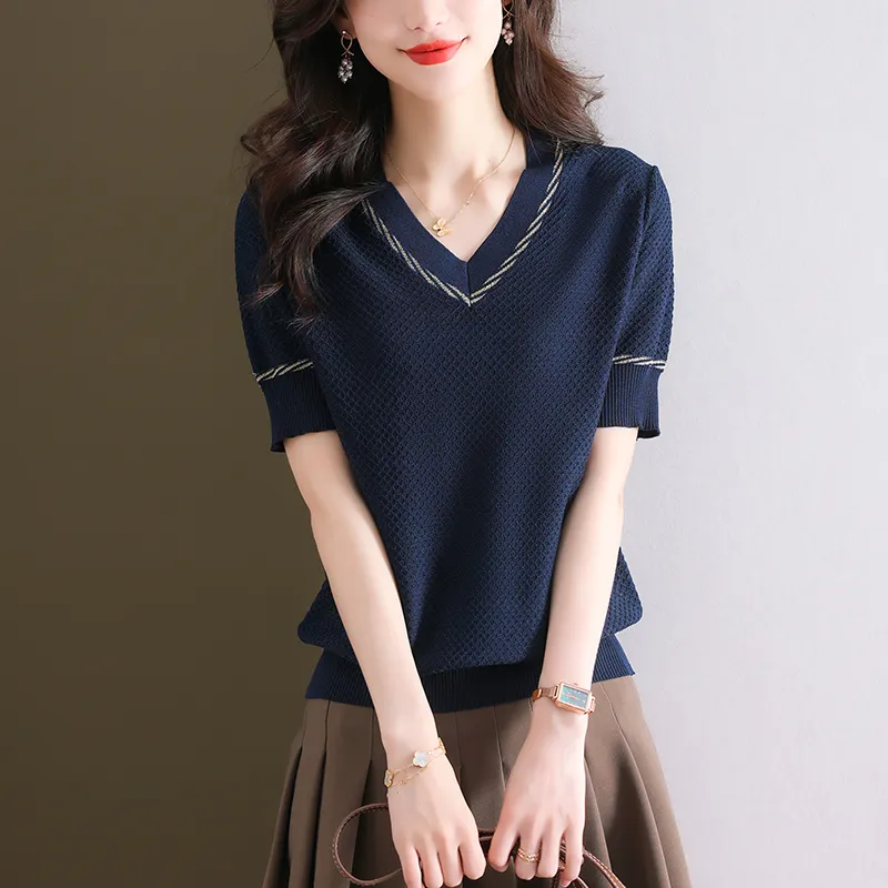 Korean Style Regular T Shirt Women's-4