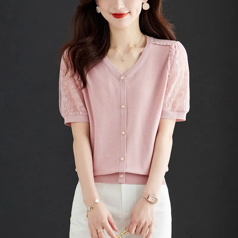 Korean Style Regular T Shirt Women's-4