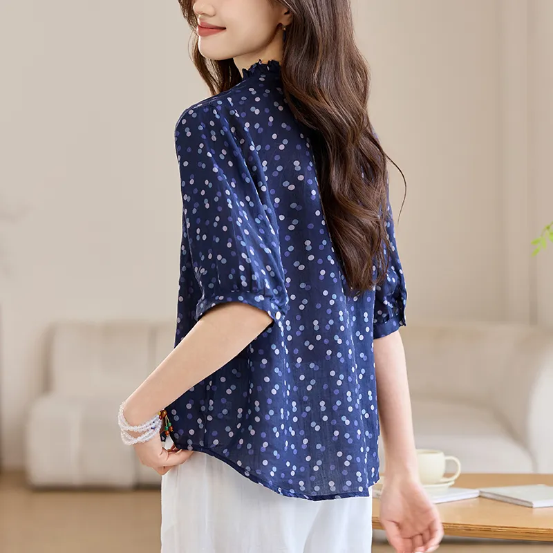 Korean style Shirts Women's-5