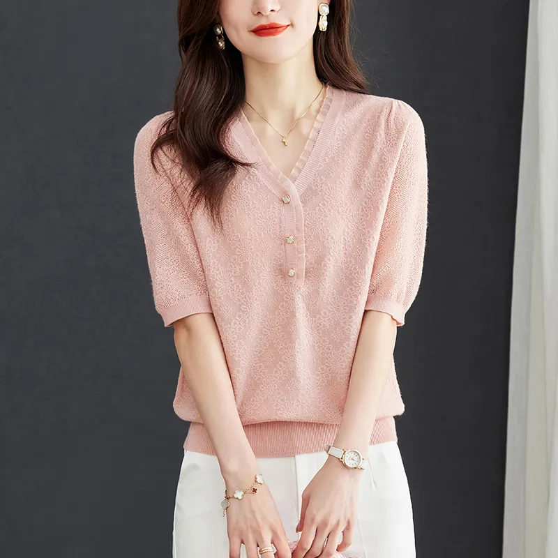 Korean Style Regular T Shirt Women's-1