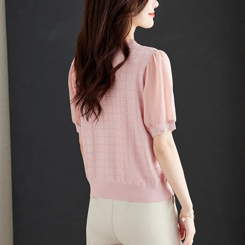 Korean Style Regular T Shirt Women's-5
