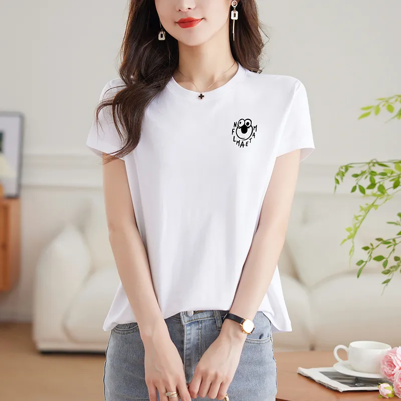 Korean style T Shirts Unisex-1