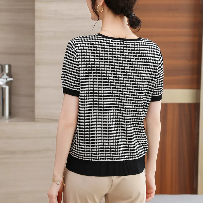 Korean Style Regular T Shirt Women's-4