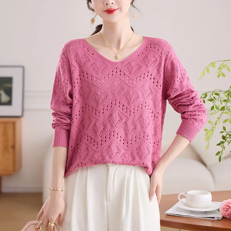 Korean style Knitwear Women's-15