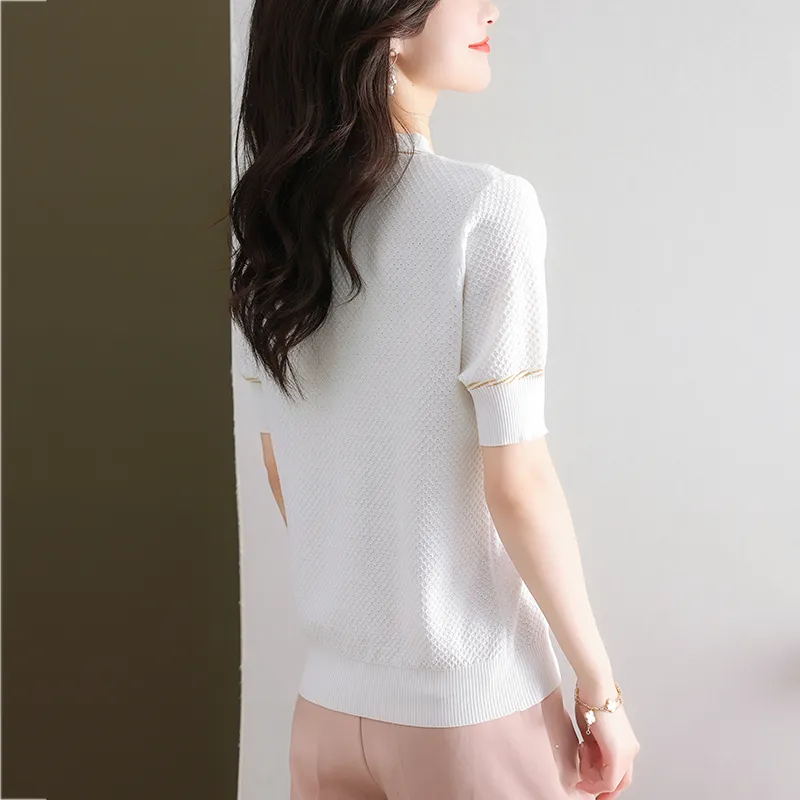 Korean Style Regular T Shirt Women's-7
