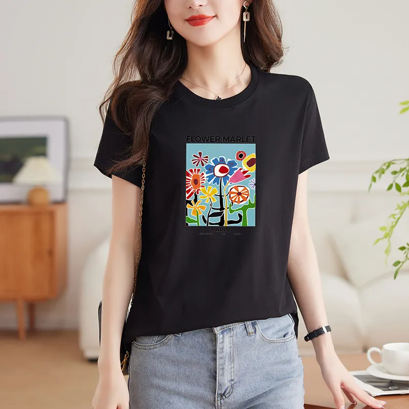 Korean style T Shirts Unisex-5