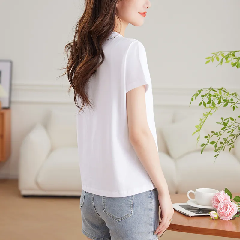Korean Style Regular T Shirt Unisex-2
