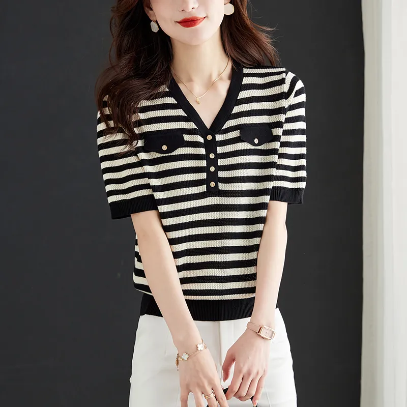Korean Style Regular T Shirt Women's-1
