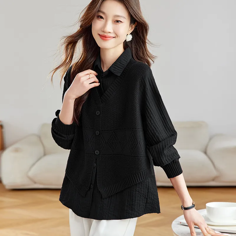 Korean style Shirts Women's-10