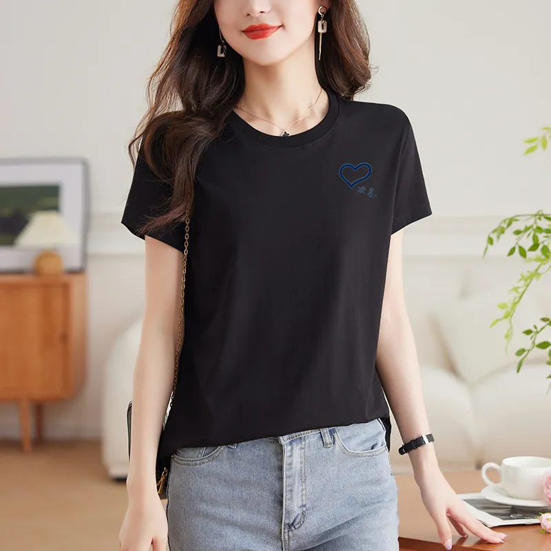 Korean Style Regular T Shirt Unisex-4