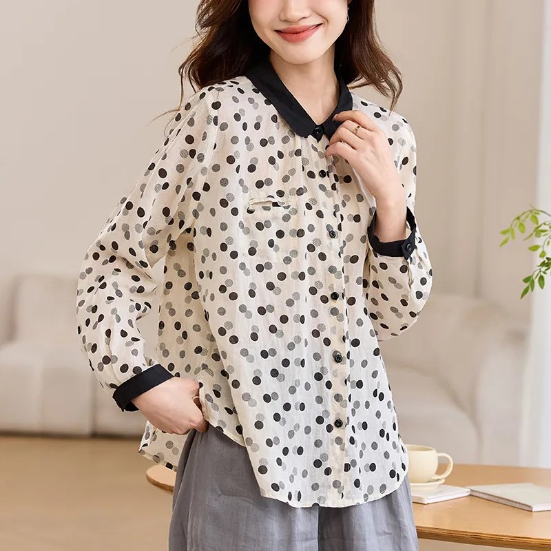 Korean style Shirts Women's-5