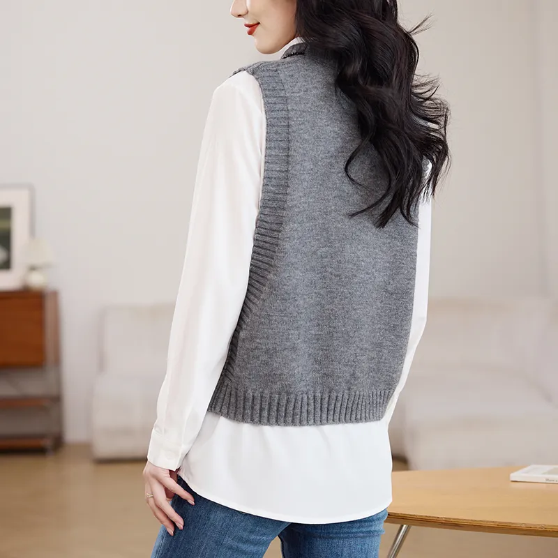Korean style Vests Women's-3