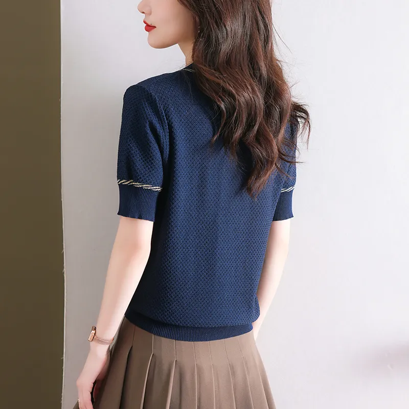 Korean Style Regular T Shirt Women's-5