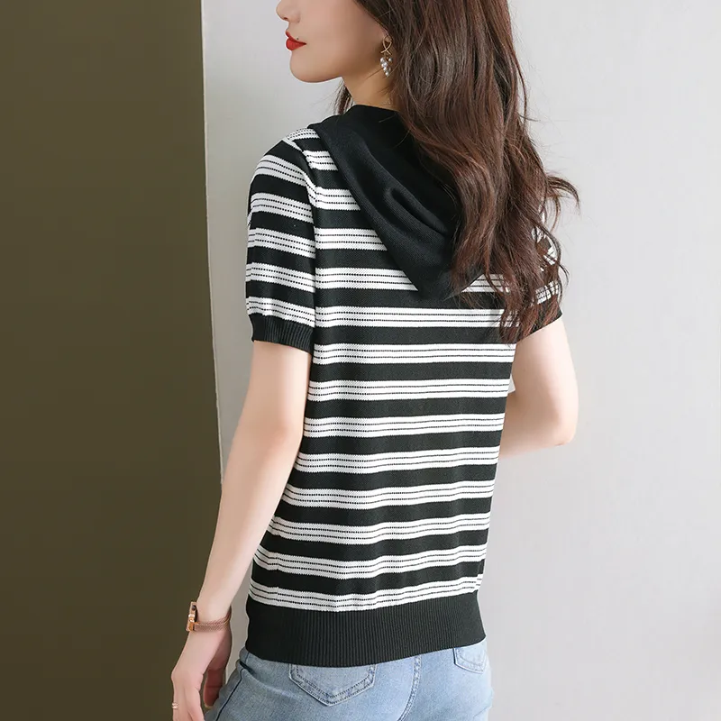 Korean Style Regular T Shirt Women's-7