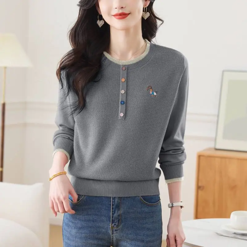 Korean style Knitwear Women's-5