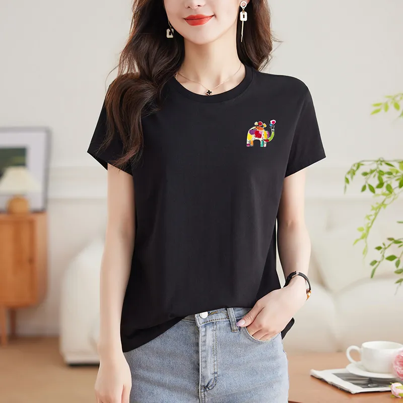 Korean style T Shirts Unisex-4