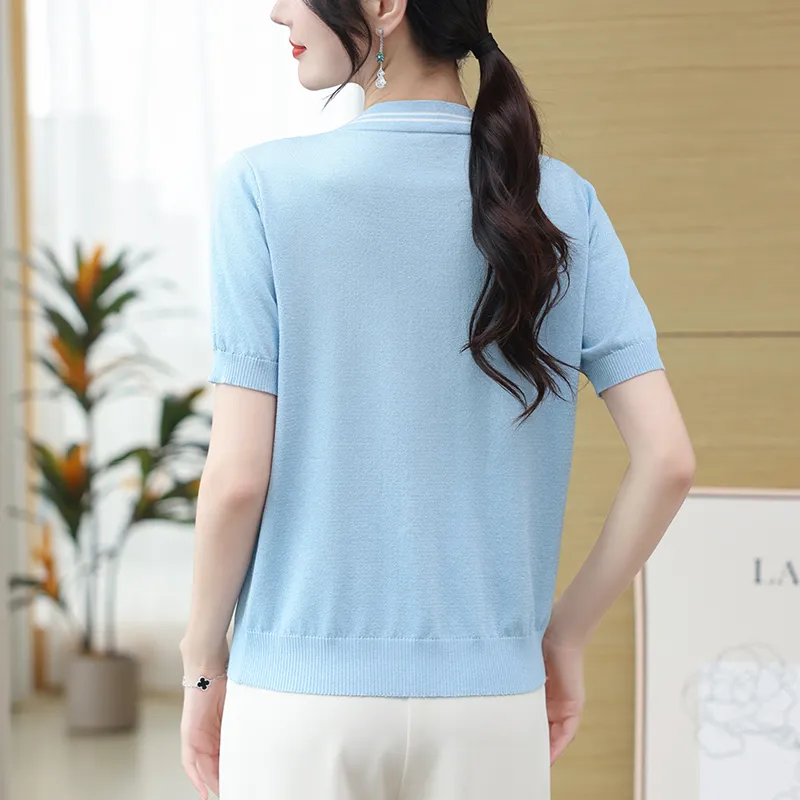 Korean Style Regular T Shirt Women's-1