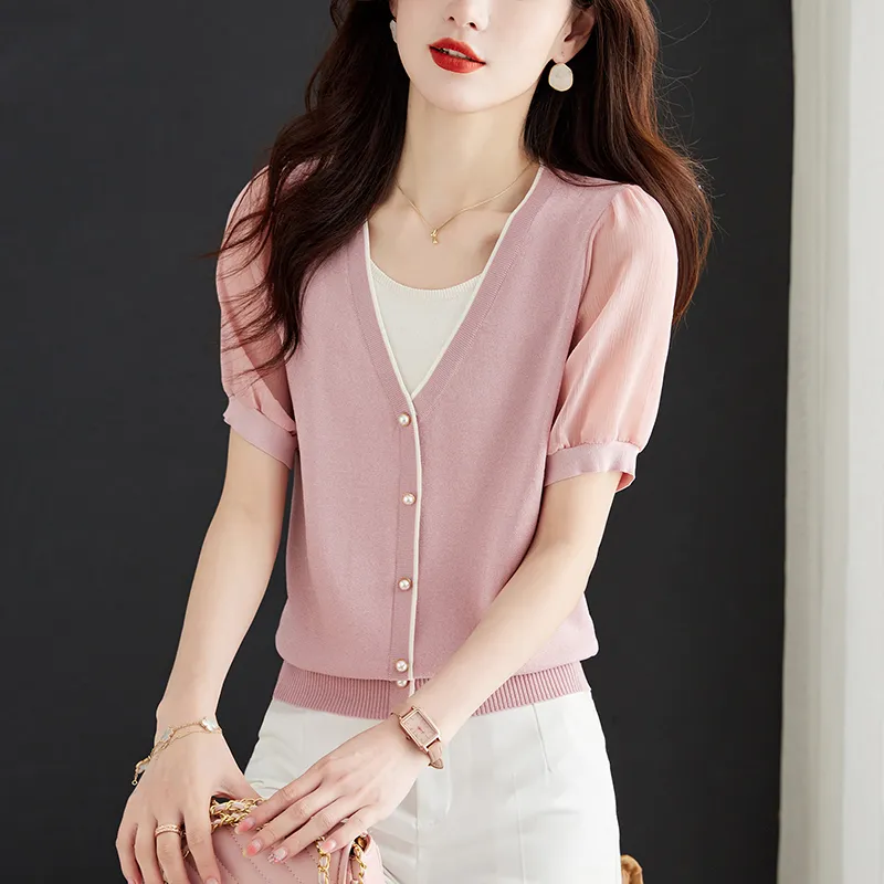 Korean Style Regular T Shirt Women's-5