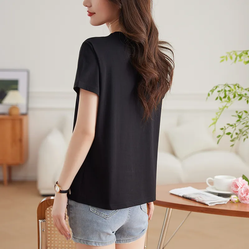 Korean style T Shirts Unisex-4