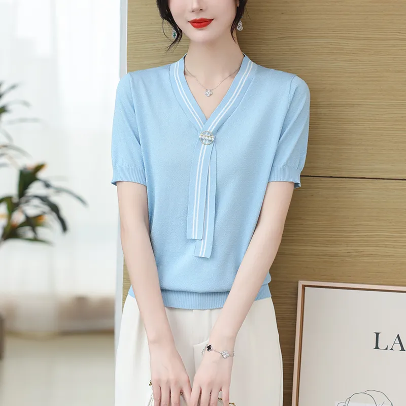 Korean Style Regular T Shirt Women's-2