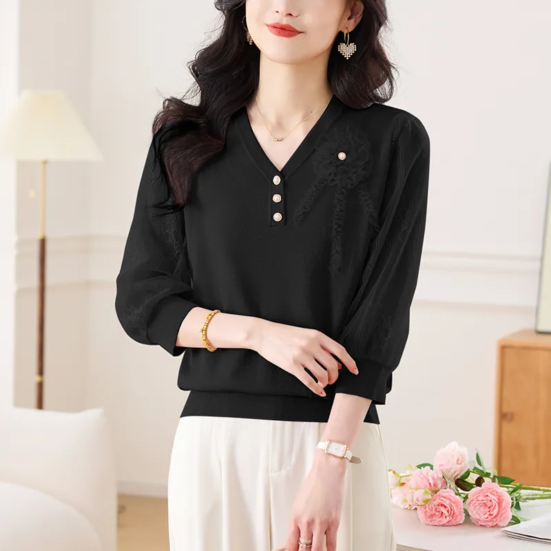 Korean Style Regular T Shirt Women's-8