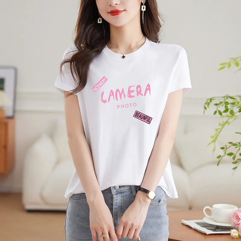 Korean style T Shirts Unisex-1