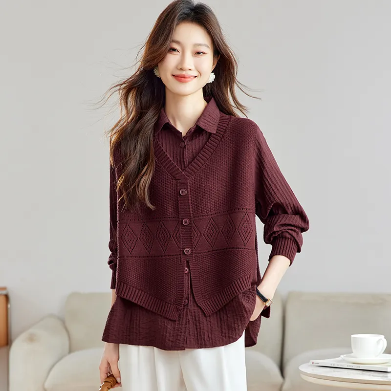 Korean style Shirts Women's-7