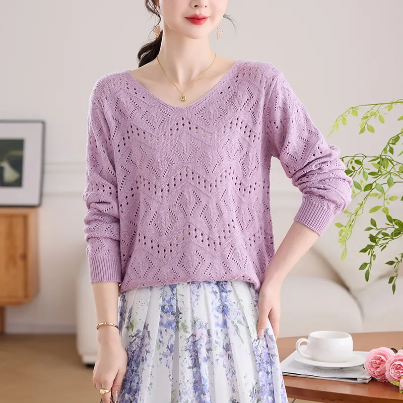 Korean style Knitwear Women's-4