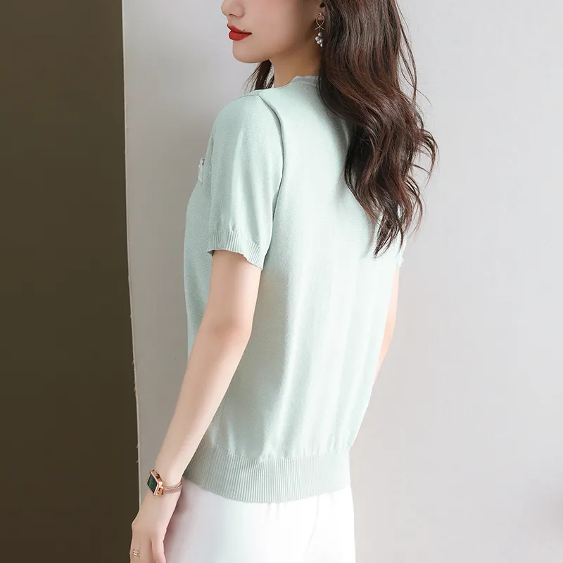Korean Style Regular T Shirt Women's-1