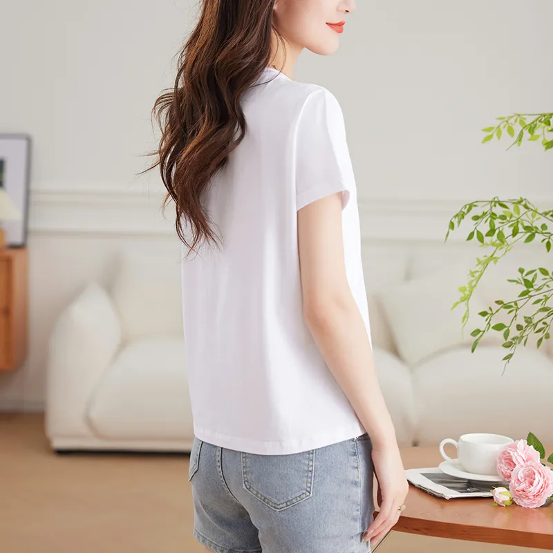 Korean style T Shirts Unisex-2