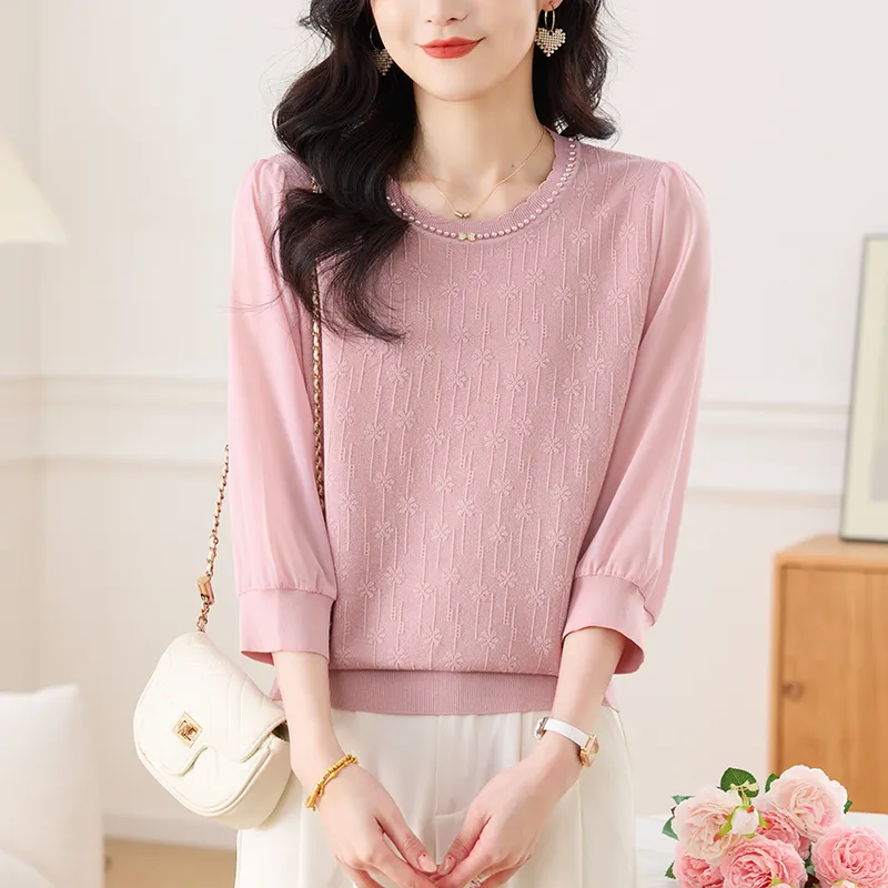 Korean Style Regular T Shirt Women's-5