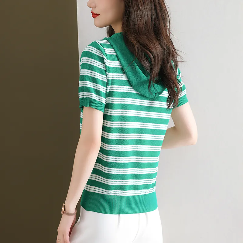 Korean Style Regular T Shirt Women's-5
