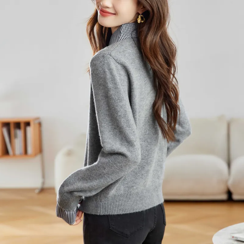 Korean style Knitwear Women's-5