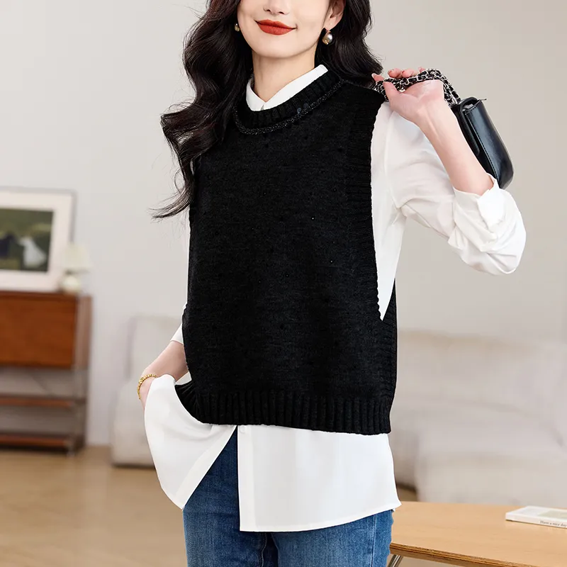 Korean style Vests Women's-5