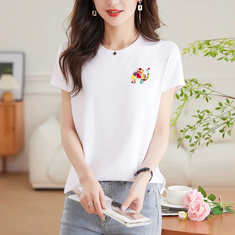 Korean style T Shirts Unisex-1