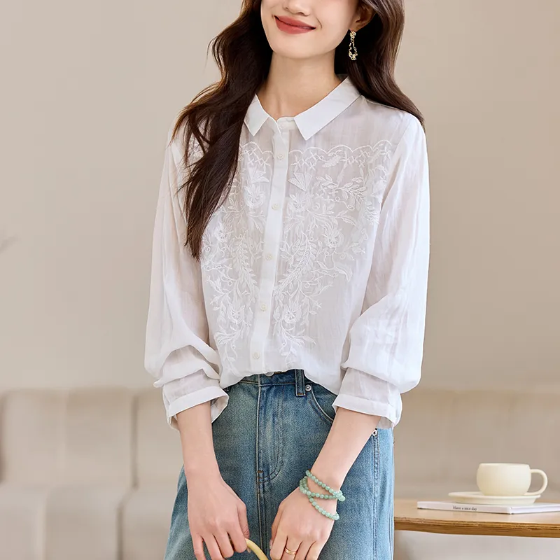 Korean style Shirts Women's-8